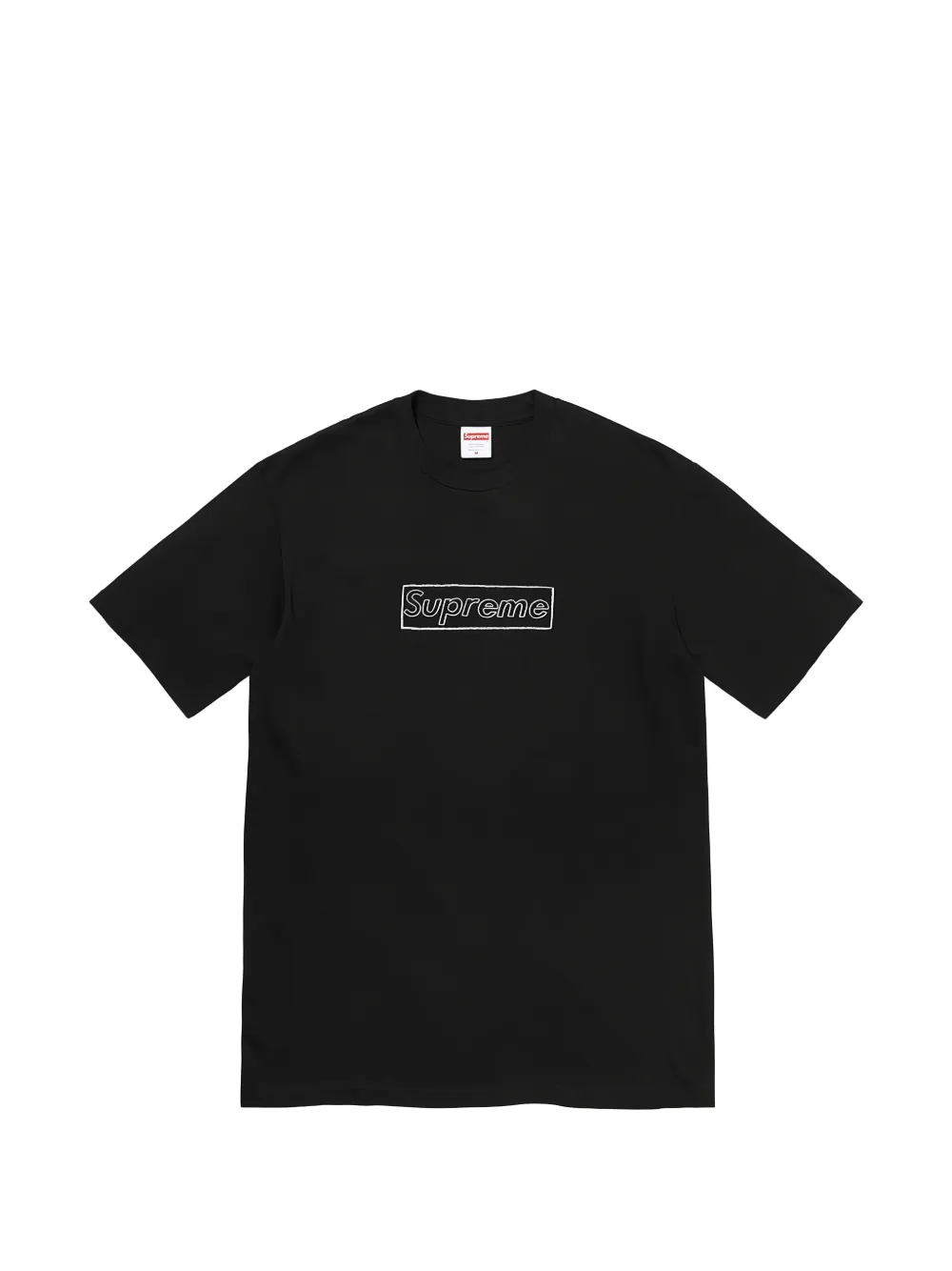 Supreme Kaws Chalk Logo T-shirt - Nero