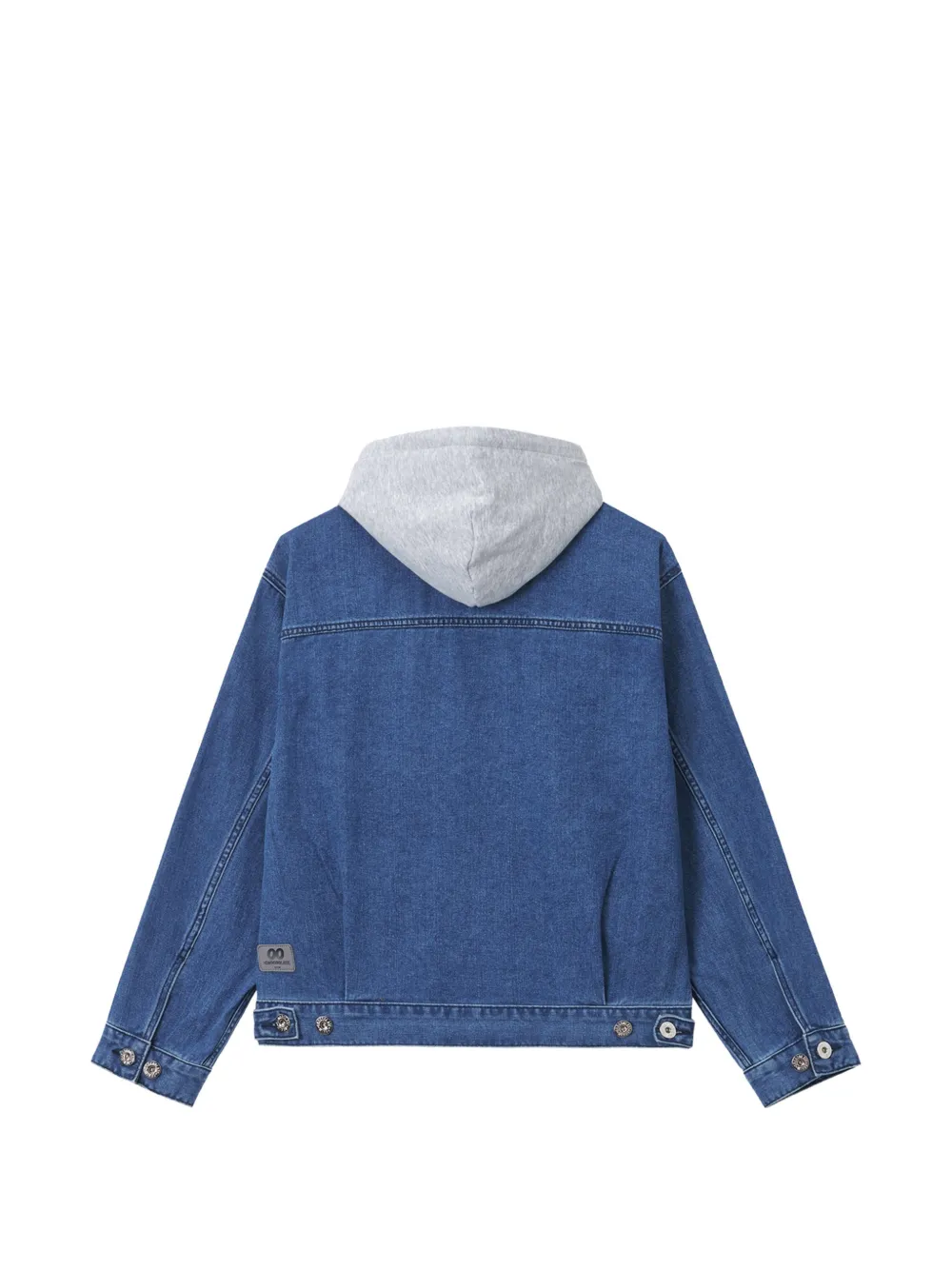 CHOCOOLATE Denim jack met capuchon Blauw
