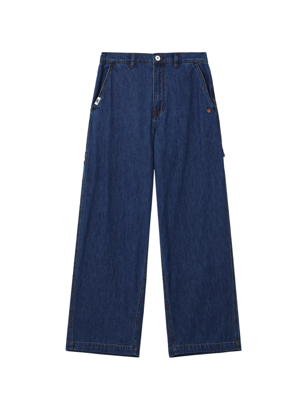 CHOCOOLATE logo-print wide-leg jeans