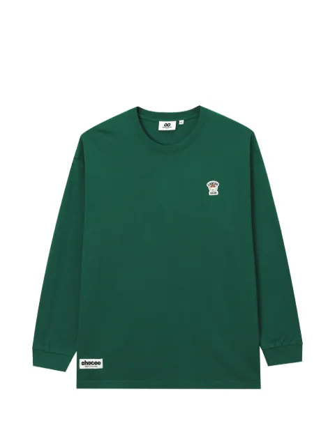 CHOCOOLATE logo-patch long-sleeved T-shirt