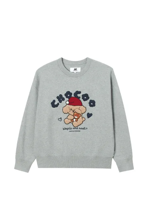 CHOCOOLATE graphic-patch sweatshirt