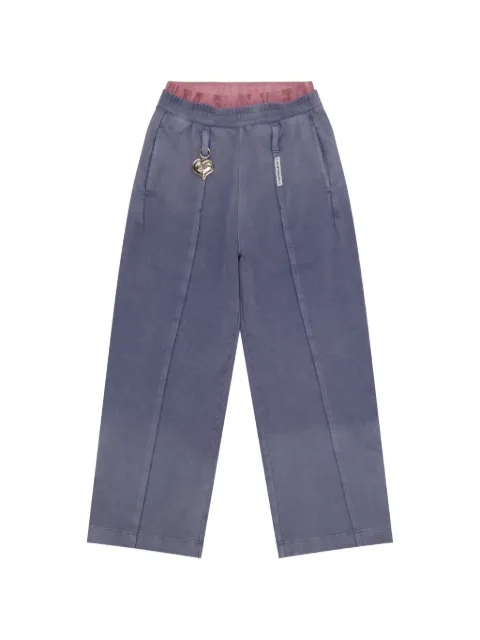 AAPE BY *A BATHING APE® pantalones de chándal con charm de corazón y logo en la cinturilla