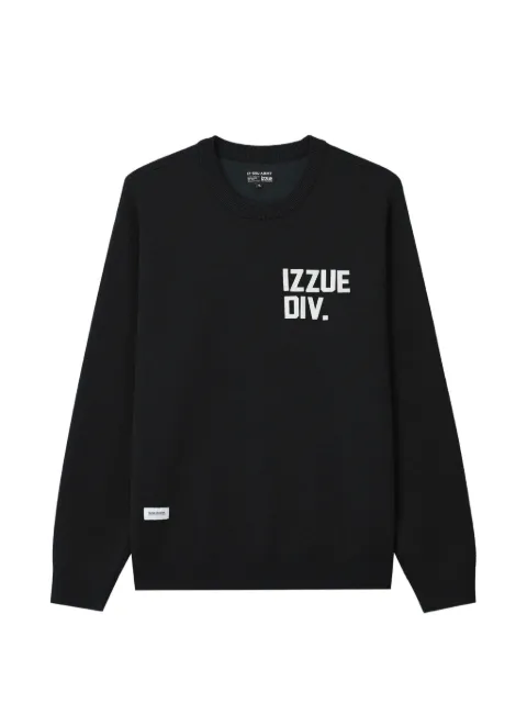 izzue logo-intarsia sweatshirt