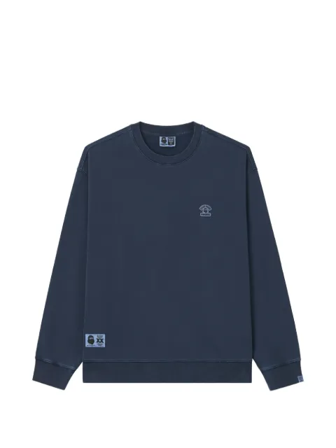 FINGERCROXX logo-patch crew-neck sweatshirt