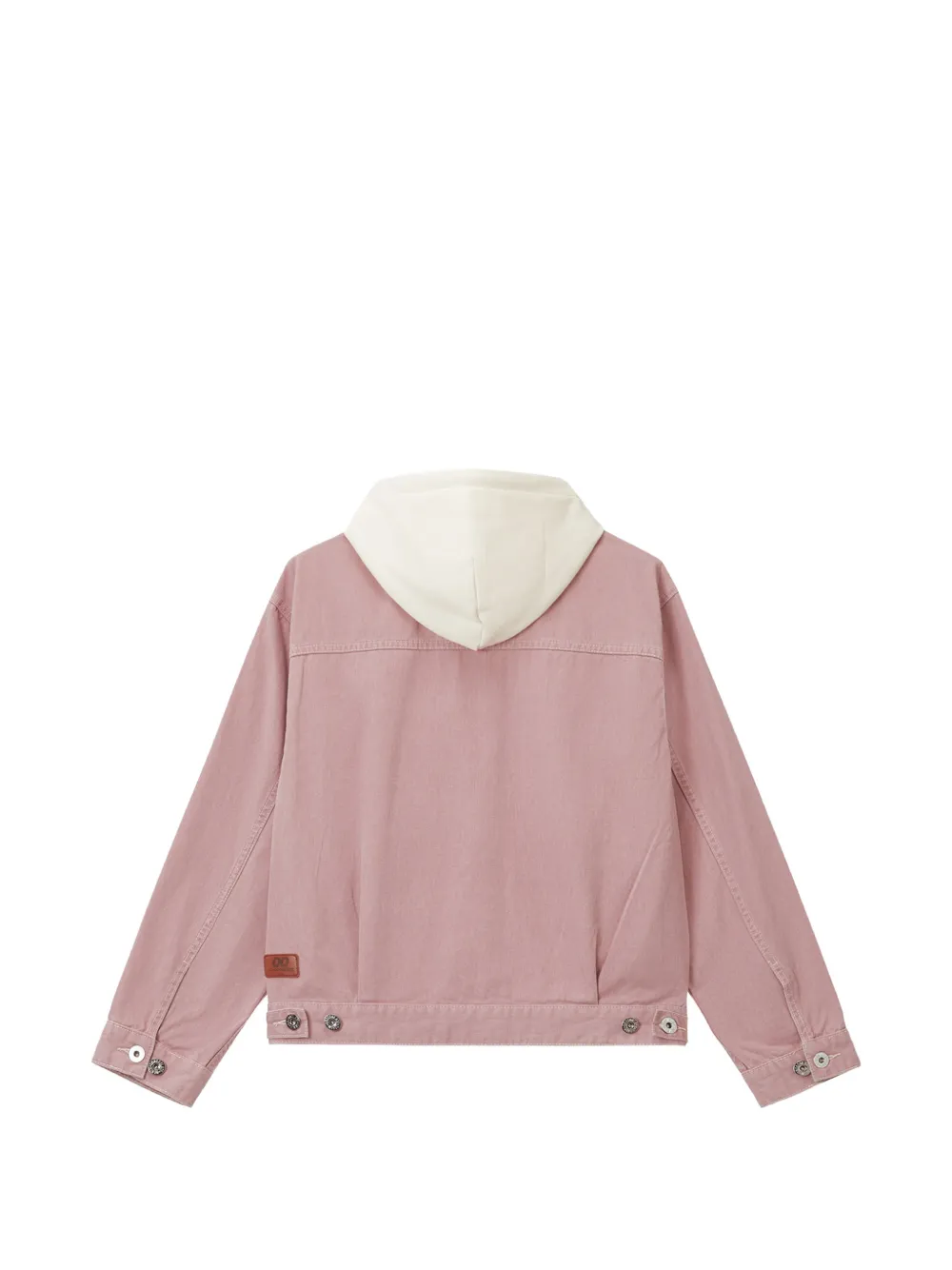 CHOCOOLATE Denim jack met capuchon Roze