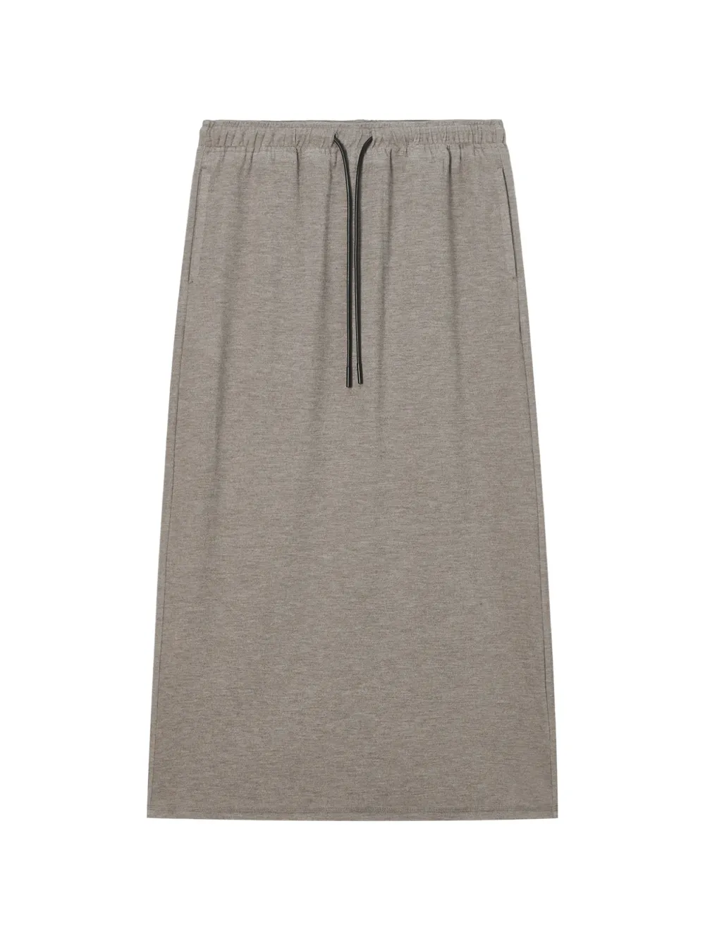 tout a coup drawstring-waist midi skirt - Grigio