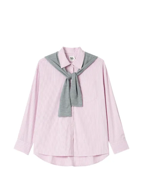b+ab vertical-stripe shirt