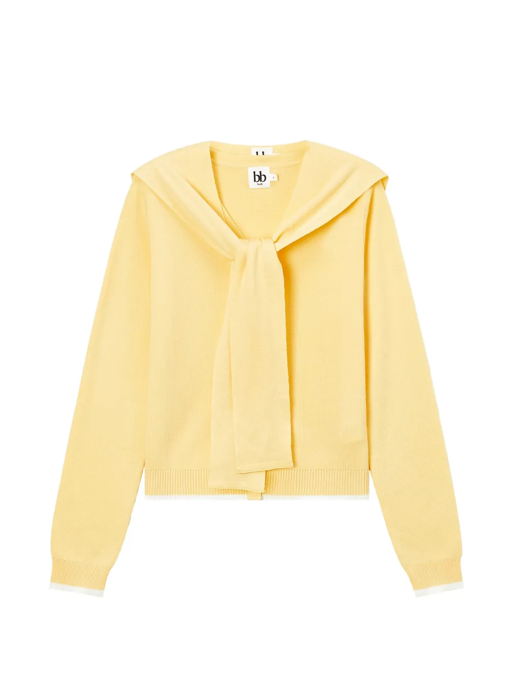 b+ab sailor-collar cardigan
