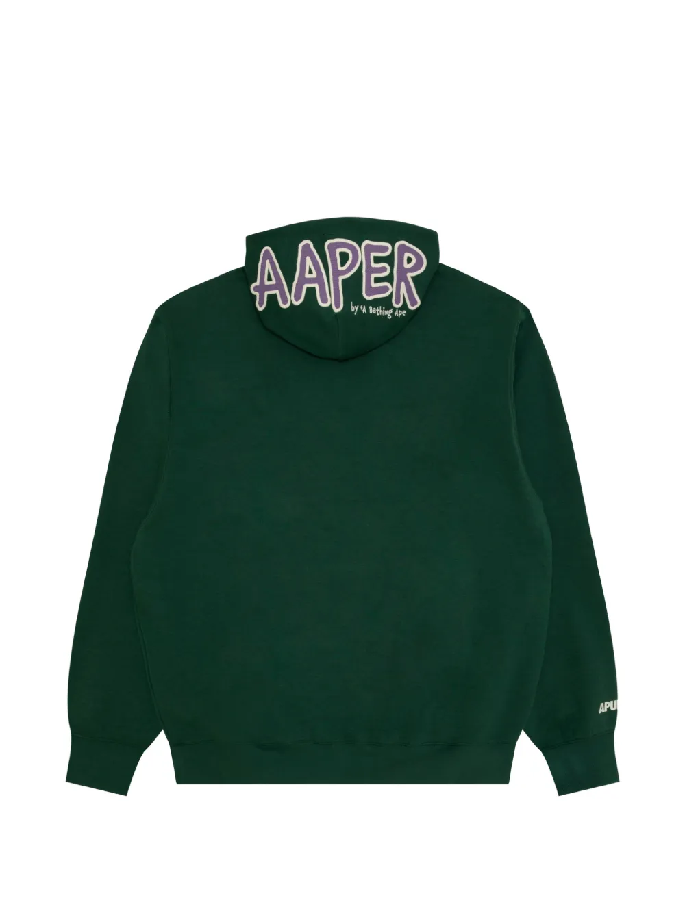 AAPE BY *A BATHING APE logo-print hoodie Groen