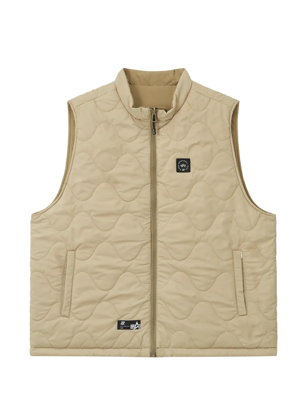 izzue Omkeerbare bodywarmer Beige
