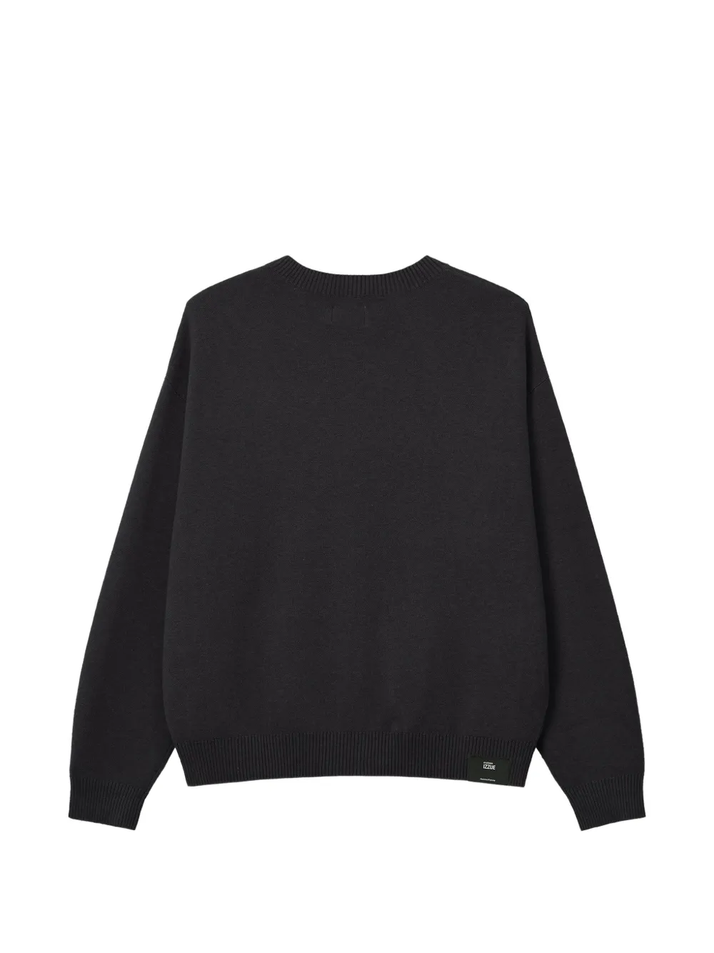 izzue Vest met logopatch Zwart