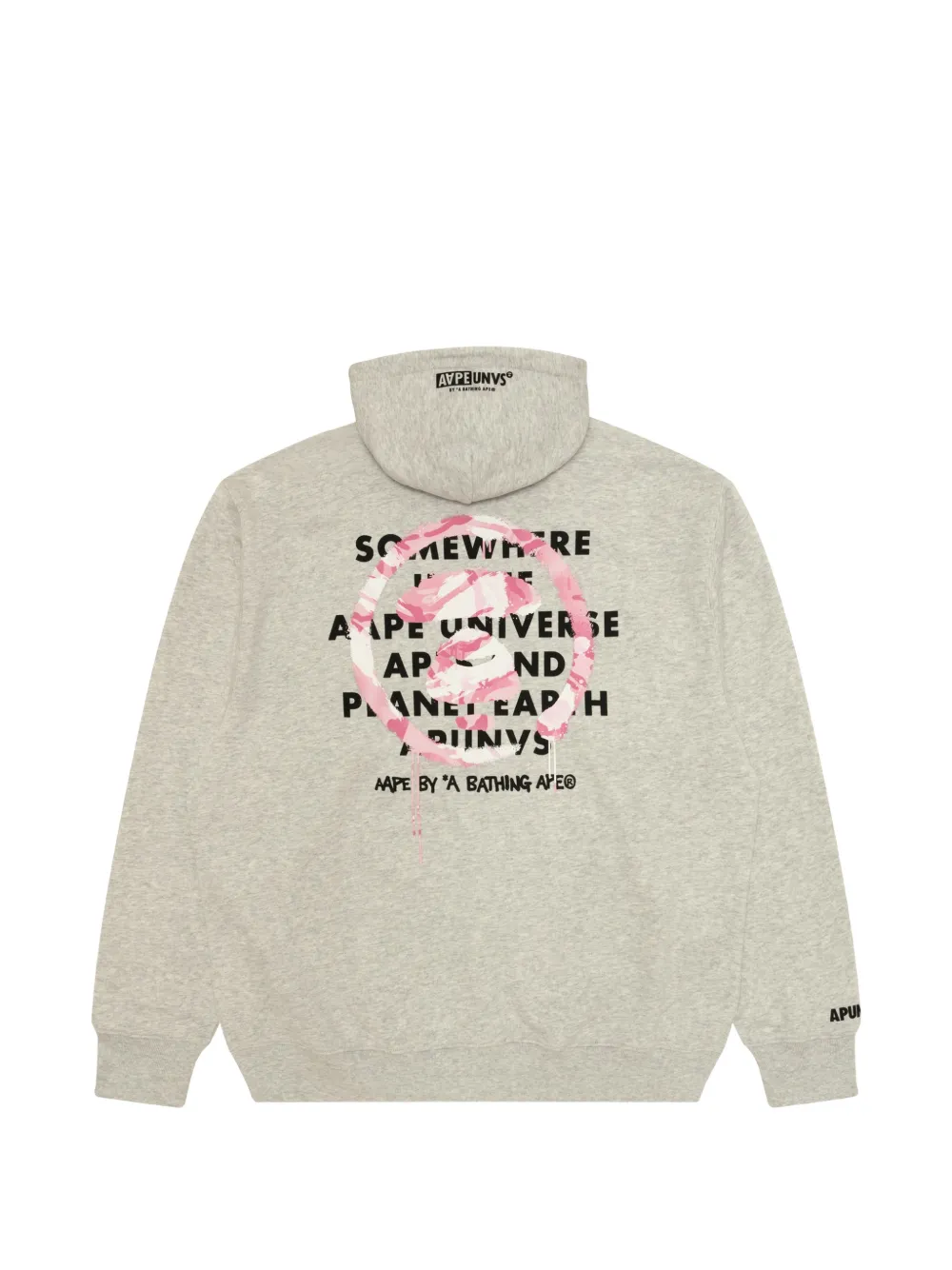 AAPE BY *A BATHING APE AAPE hoodie met rits Grijs