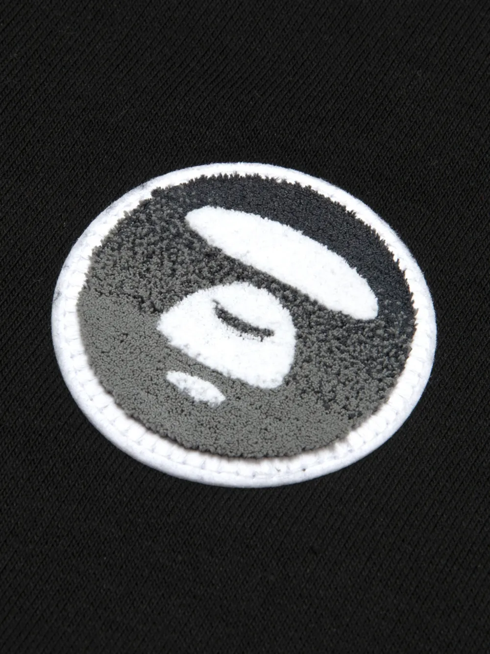 AAPE BY *A BATHING APE Overhemd met logopatch Zwart
