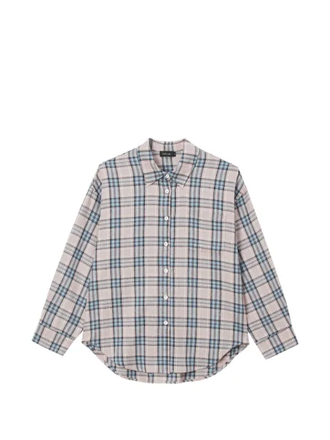 tout a coup plaid-check shirt