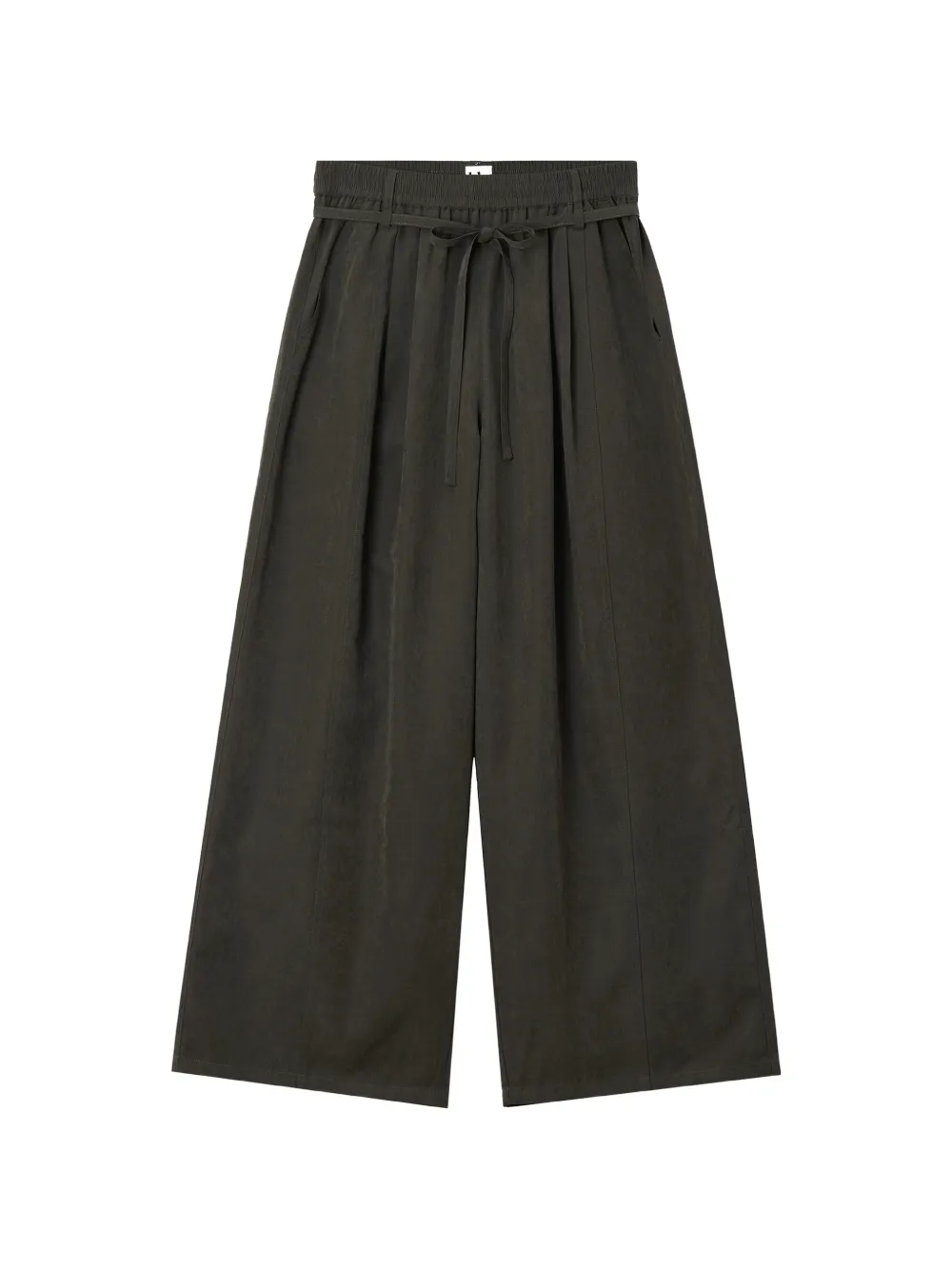 b+ab pleated palazzo pants - Grigio