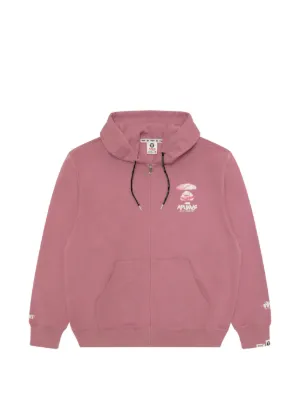 AAPE BY *A BATHING APE® ジップアップ パーカー | ピンク | FARFETCH JP