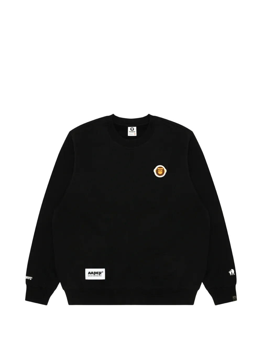 AAPE BY *A BATHING APE® AAPER Aldo logo-patch sweatshirt - Nero
