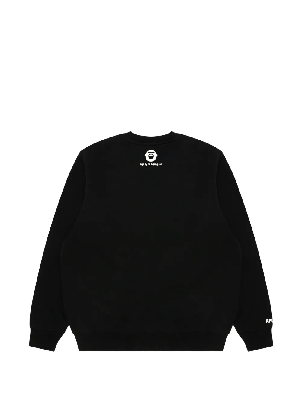 AAPE BY *A BATHING APE AAPER Aldo sweater met logo-patch Zwart