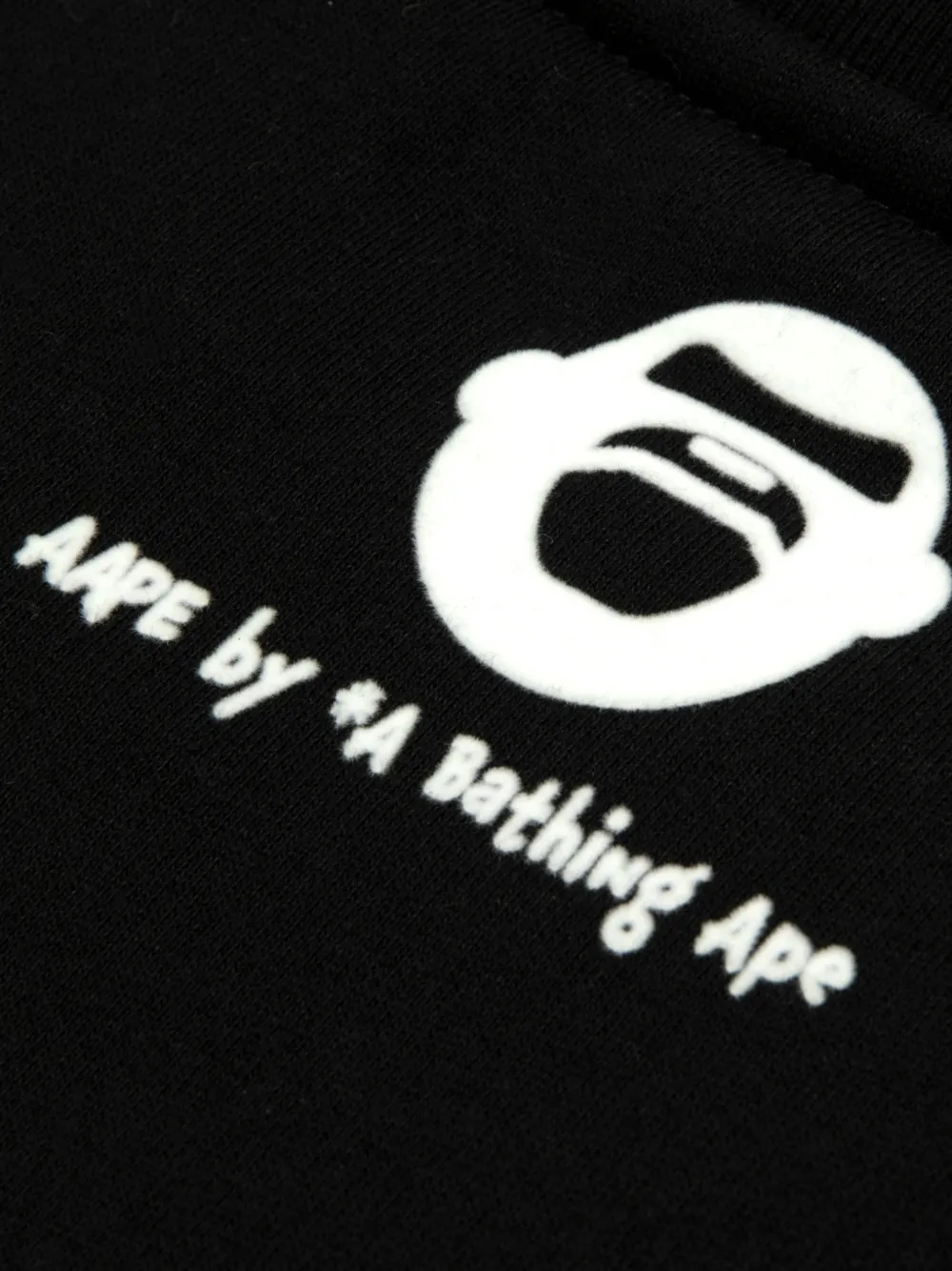 AAPE BY *A BATHING APE AAPER Aldo sweater met logo-patch Zwart