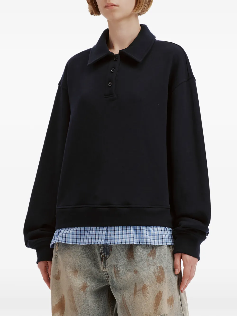 tout a coup Overhemd met gelaagd-effect Blauw