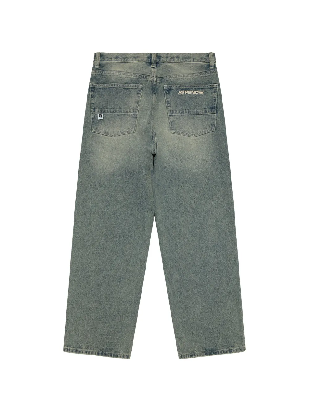 AAPE BY *A BATHING APE Straight jeans Blauw