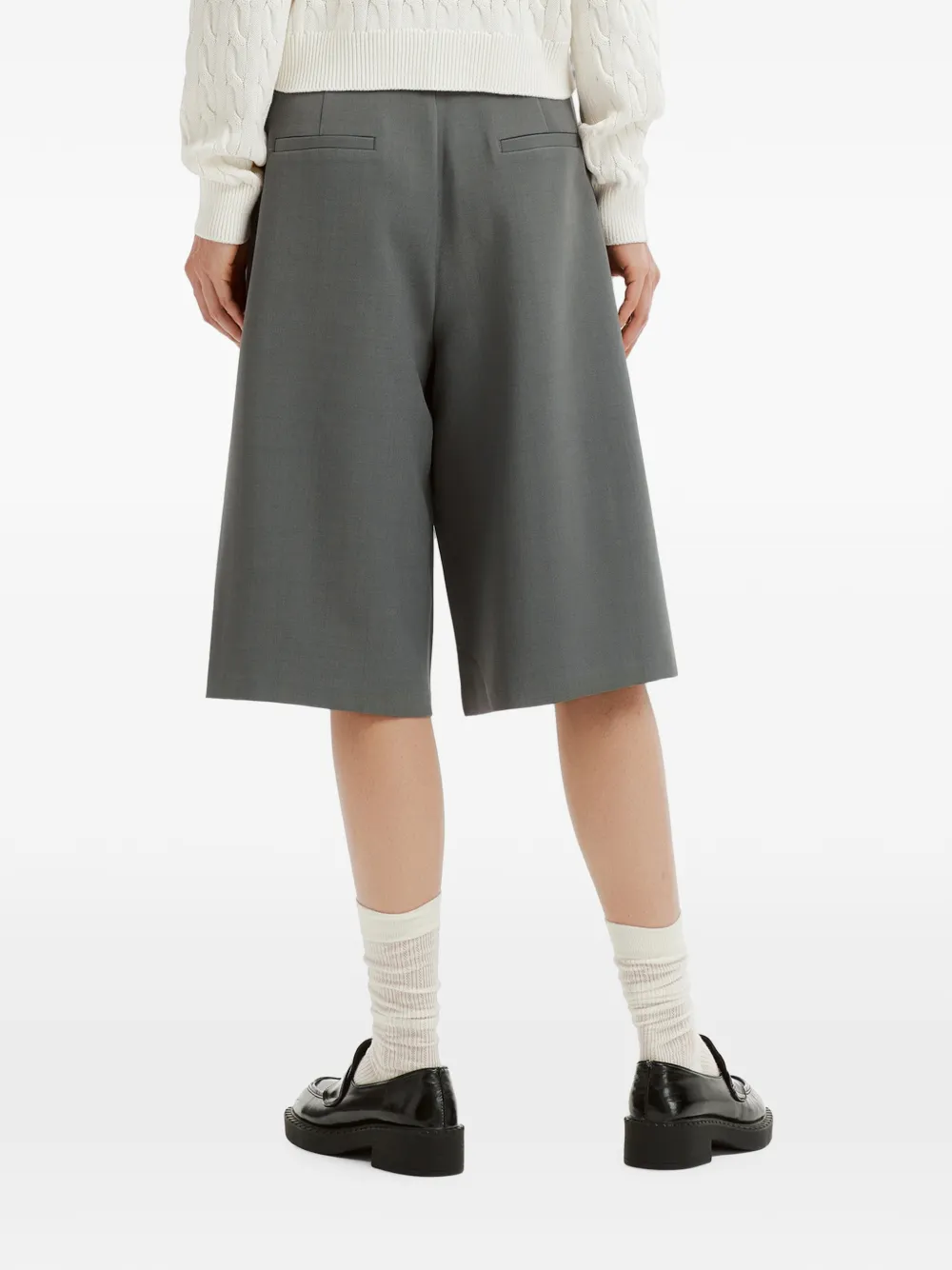 b+ab Shorts met wijde pijpen Grijs