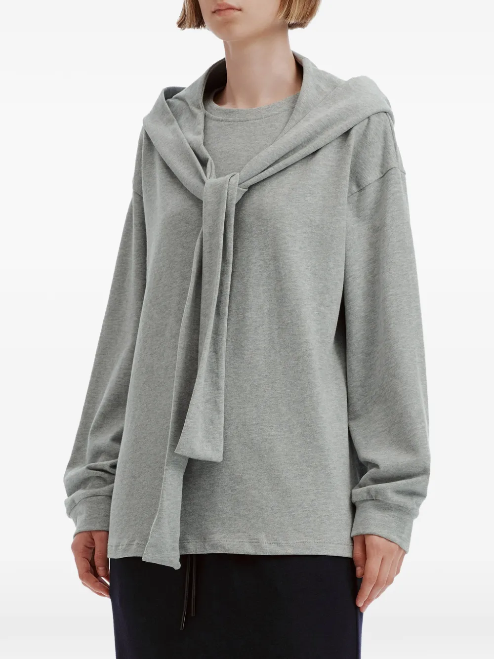 tout a coup Gelaagde hoodie Grijs