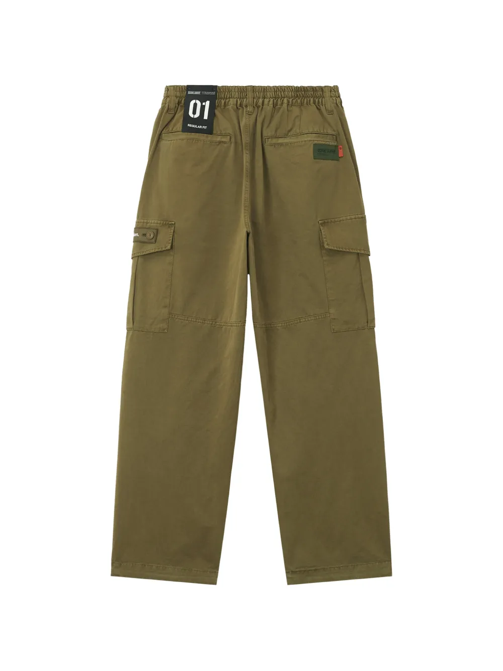 izzue straight-leg cargo pants Groen