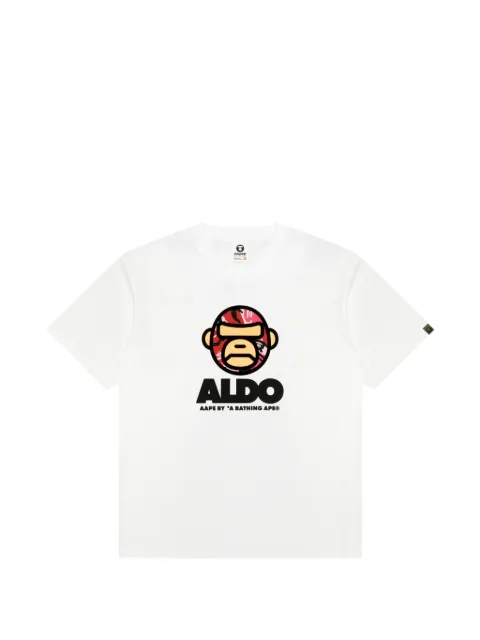 AAPE BY *A BATHING APE® Aldo logo-print T-shirt
