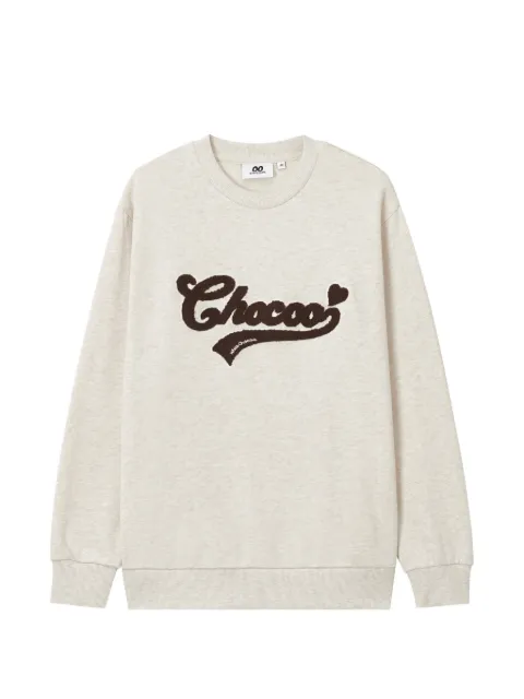 CHOCOOLATE logo-appliqué sweatshirt
