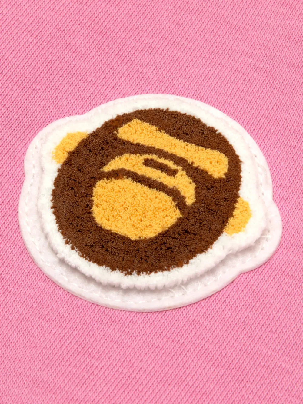 AAPE BY *A BATHING APE Aldo trui met logo-patch Roze