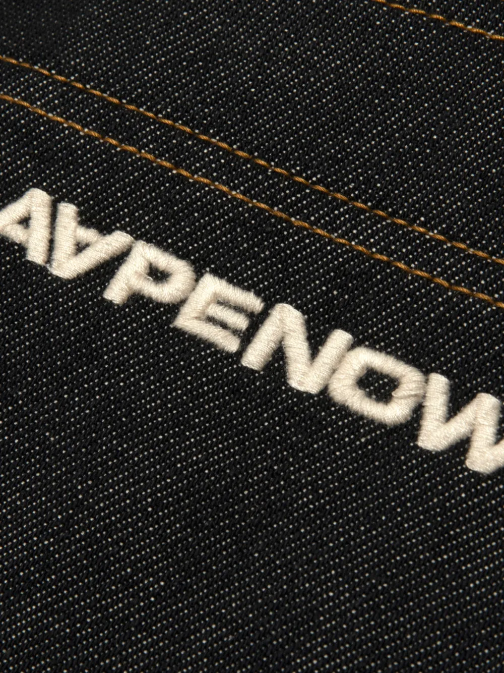 AAPE BY *A BATHING APE Straight jeans Blauw