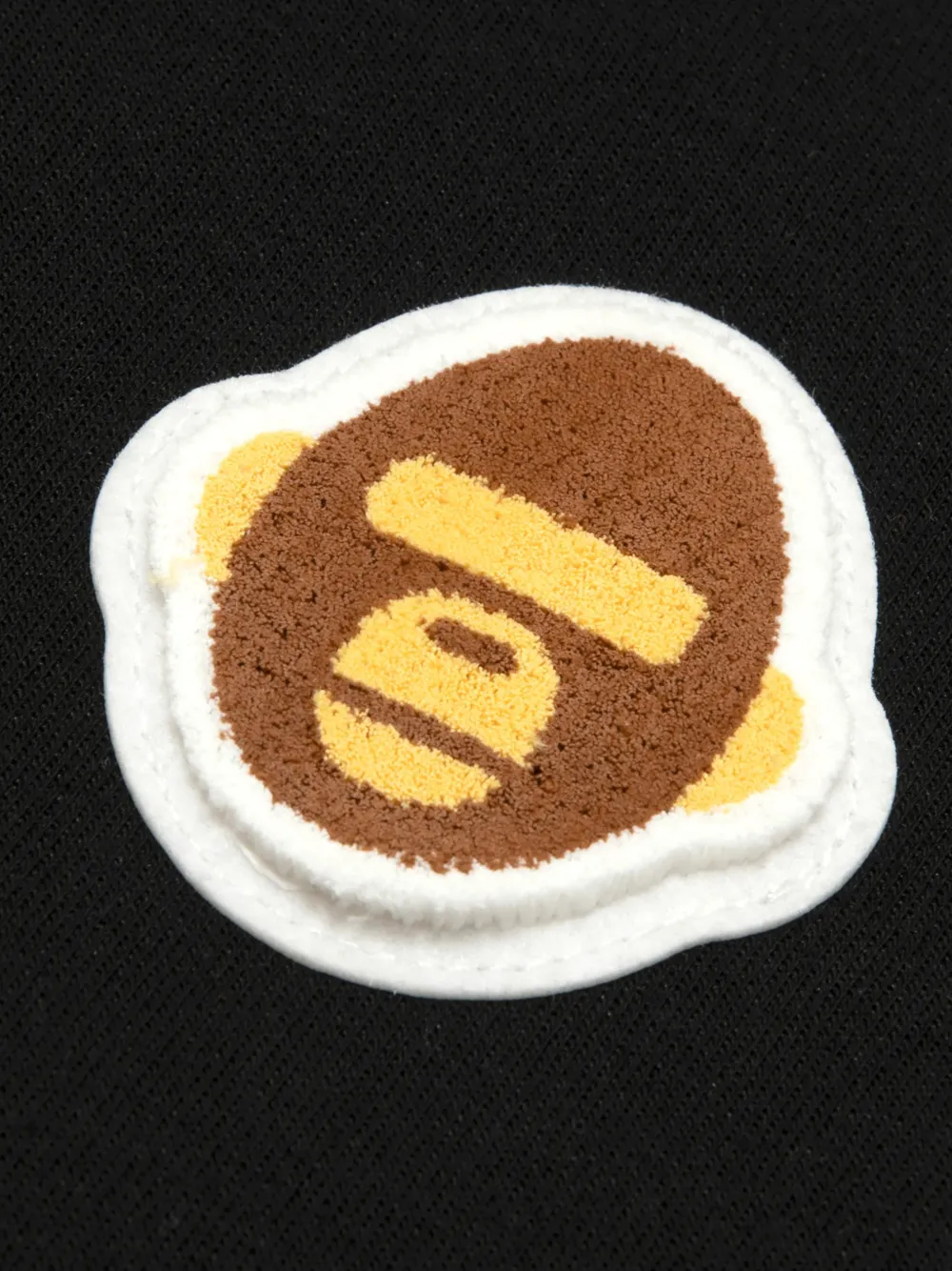AAPE BY *A BATHING APE Basic AAPER hoodie met geborduurd logo en trekkoord Zwart