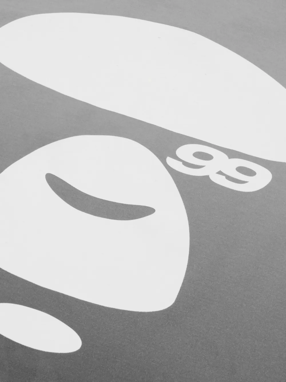 AAPE BY *A BATHING APE T-shirt met Moonface-print en lange mouwen Zwart