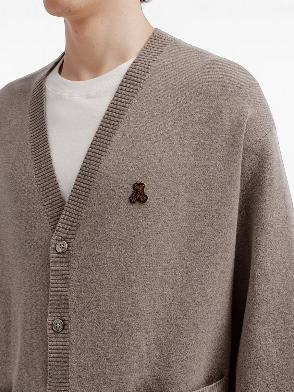 izzue Vest met logopatch Grijs