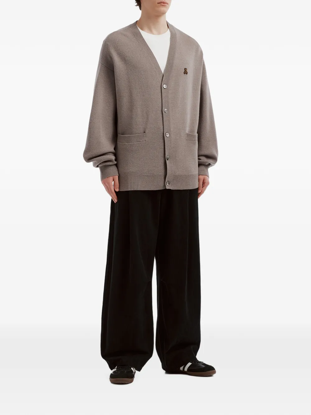 izzue Vest met logopatch Grijs