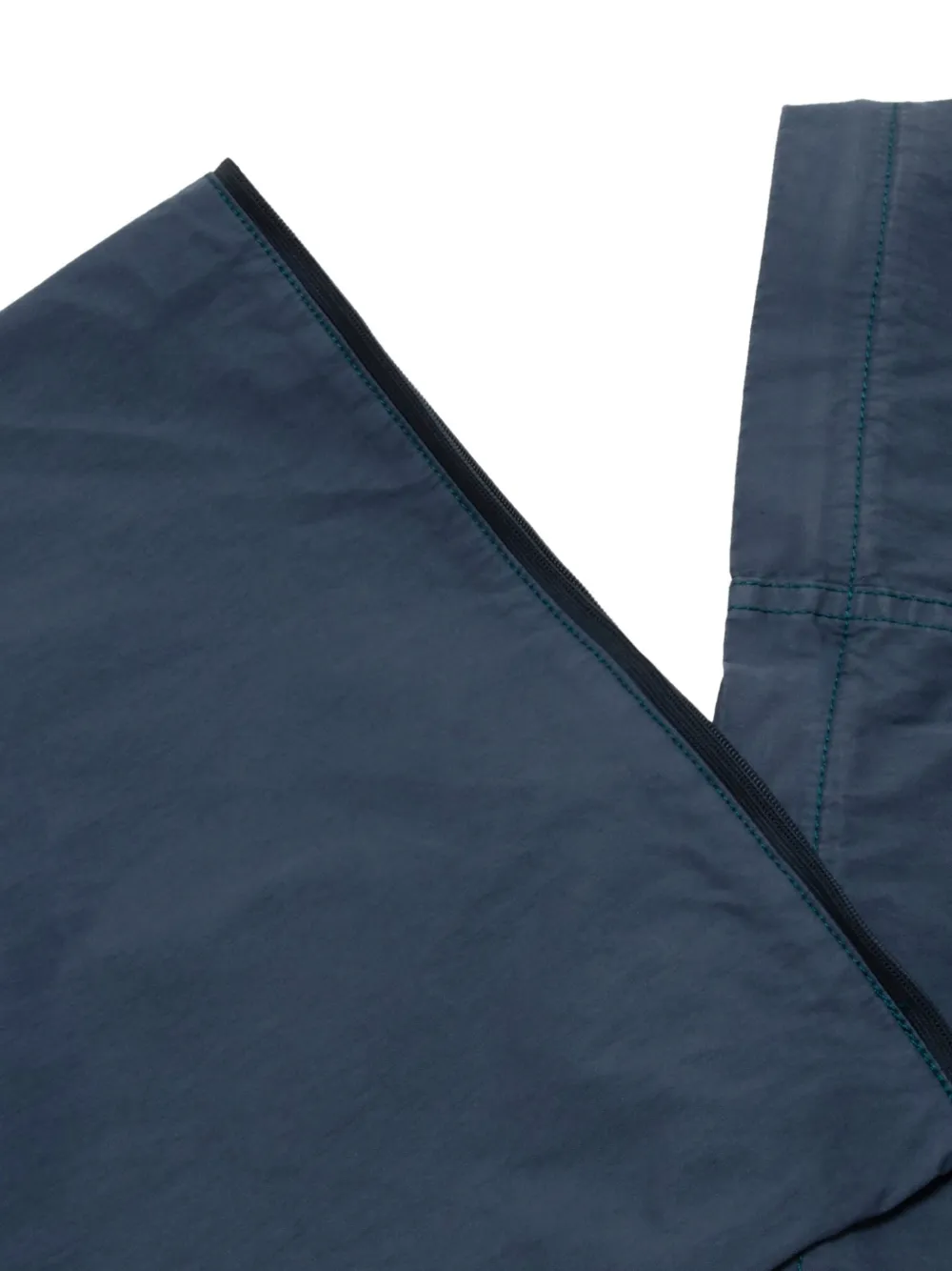 AAPE BY *A BATHING APE Cargo broek met patchdetail en afritsbare pijpen Blauw