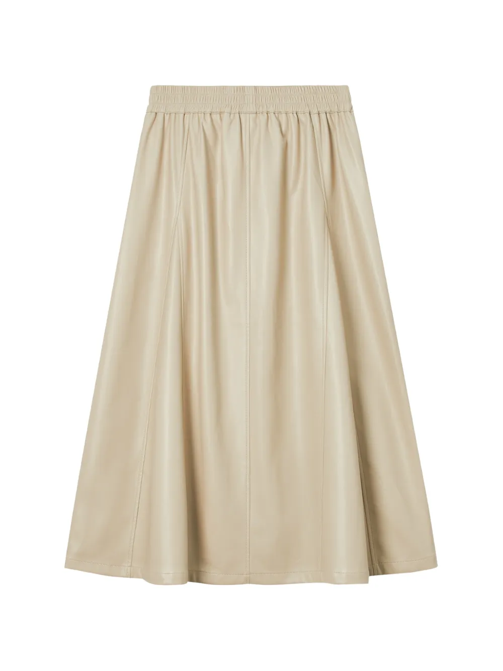 tout a coup midi elasticated-waist panelled skirt - Toni neutri