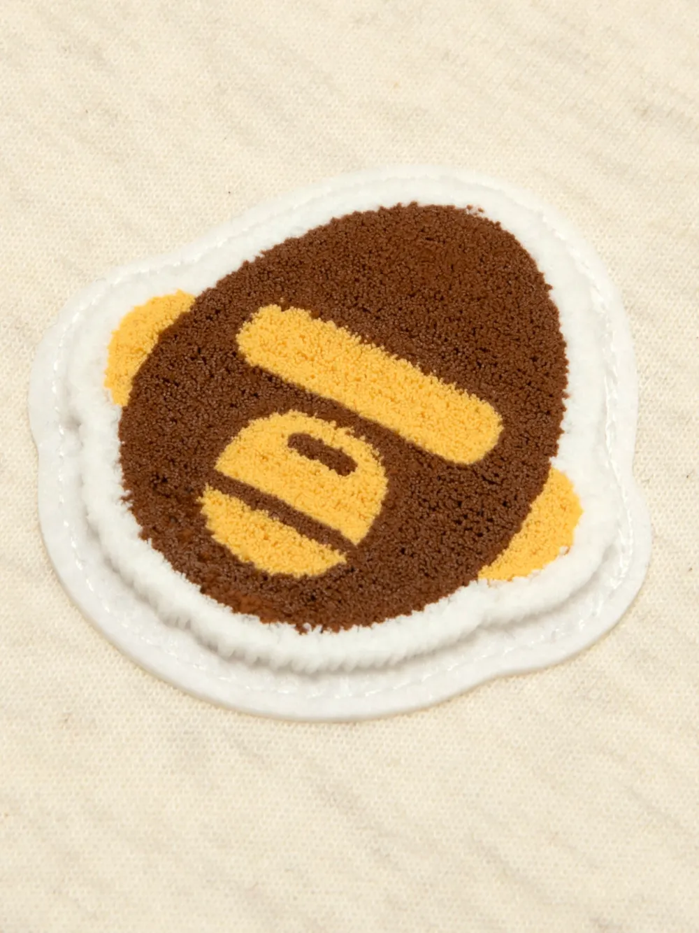 AAPE BY *A BATHING APE Hoodie met logoprint en trekkoord Beige
