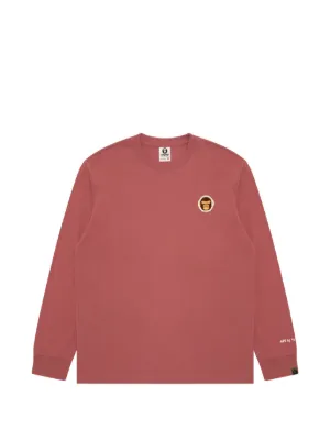 AAPE BY *A BATHING APE® long-sleeved t-shirt | Pink | FARFETCH