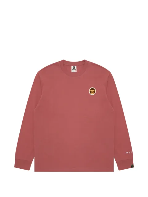 AAPE BY *A BATHING APE® AAPER logo-patch long-sleeve T-shirt