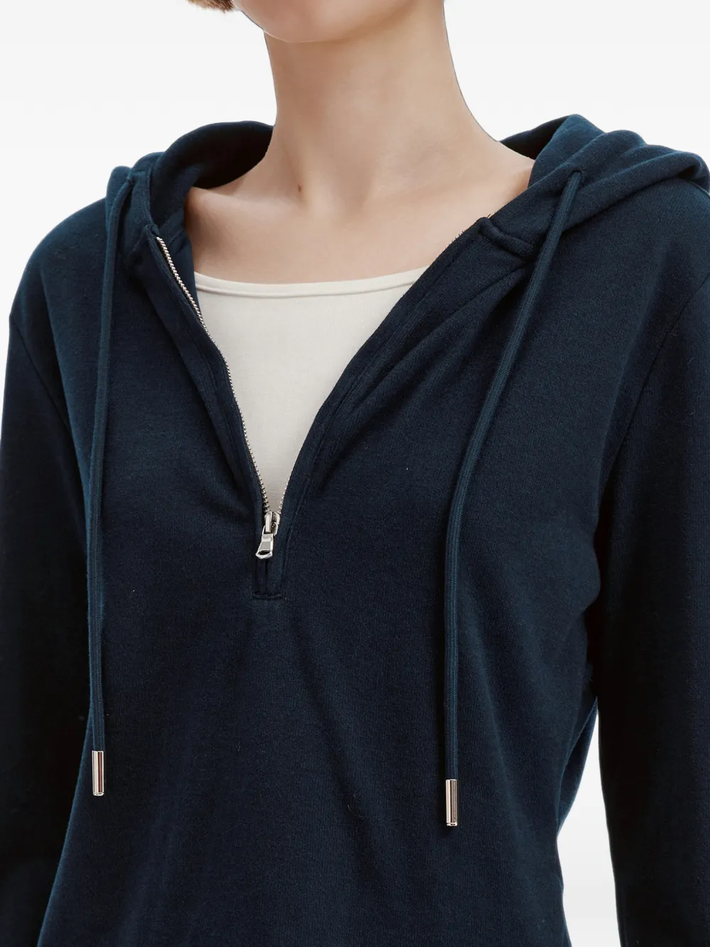b+ab Rok en hoodie met teddybeerprint Blauw