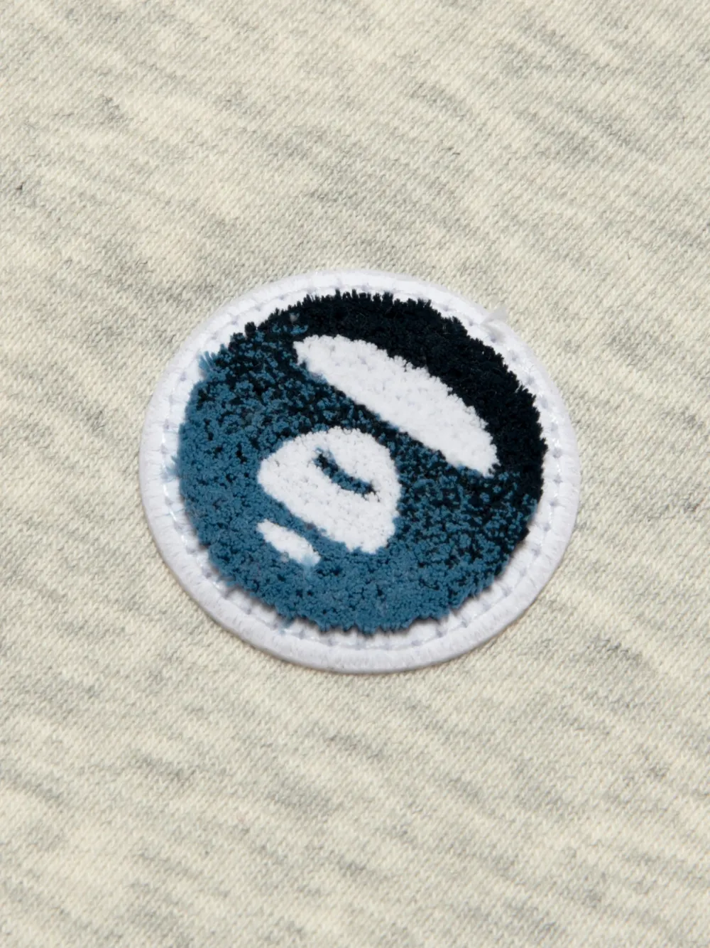 AAPE BY *A BATHING APE AAPENOW sweater met halve rits en logo-applicatie Wit