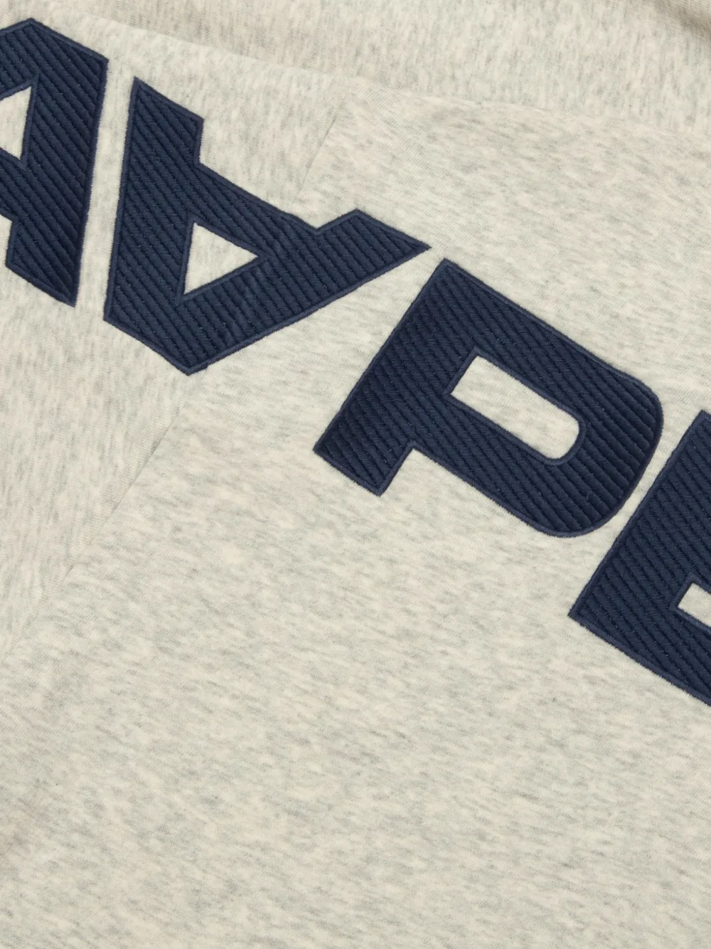 AAPE BY *A BATHING APE AAPENOW sweater met halve rits en logo-applicatie Wit