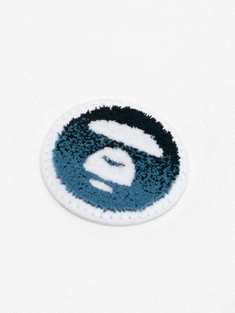 AAPE BY *A BATHING APE Moonface button-down overhemd met logopatch Wit