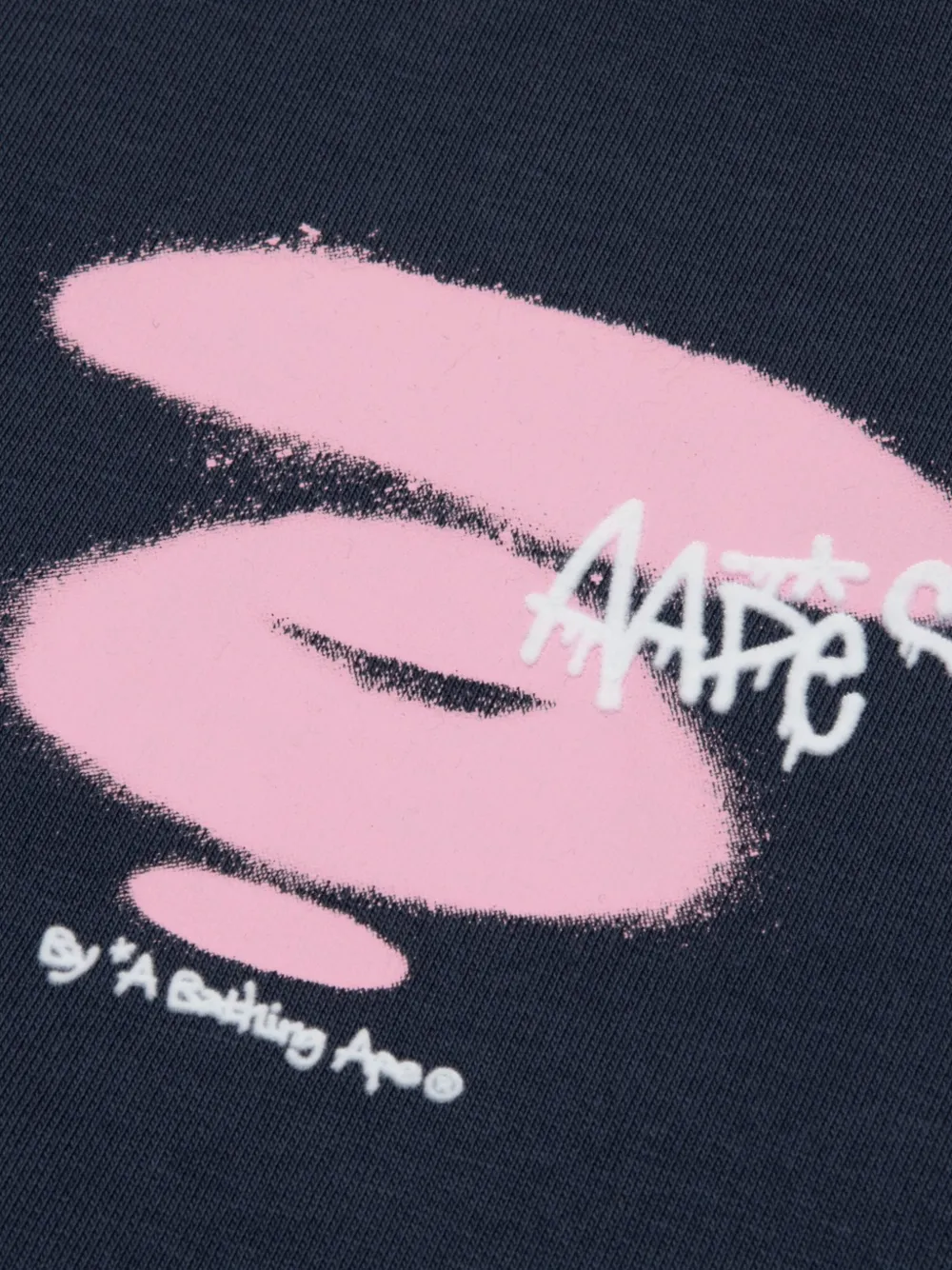 AAPE BY *A BATHING APE Aapeunvs Moonface sweater Blauw