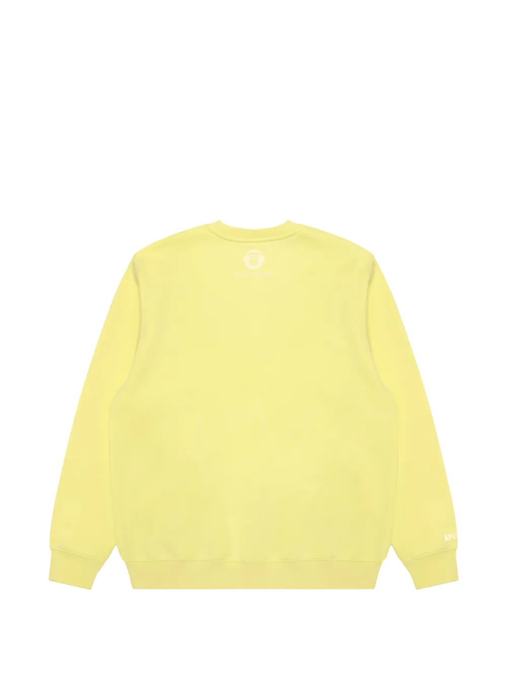 AAPE BY *A BATHING APE Sweater met logopatch Geel