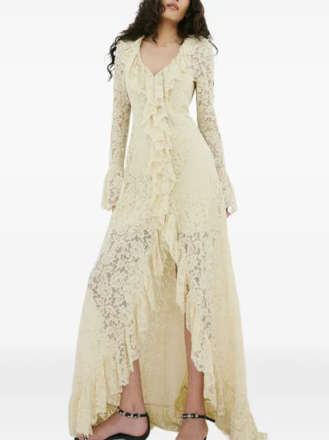 De La Vali Celementina ruffled lace dress