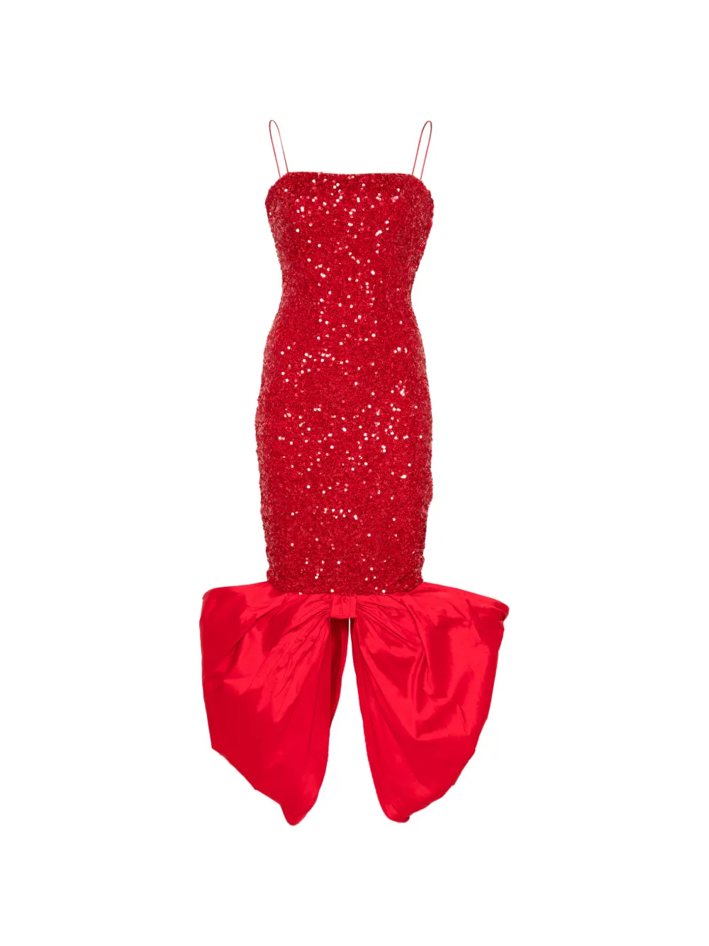 ROTATE BIRGER CHRISTENSEN sequins bow maxi dress