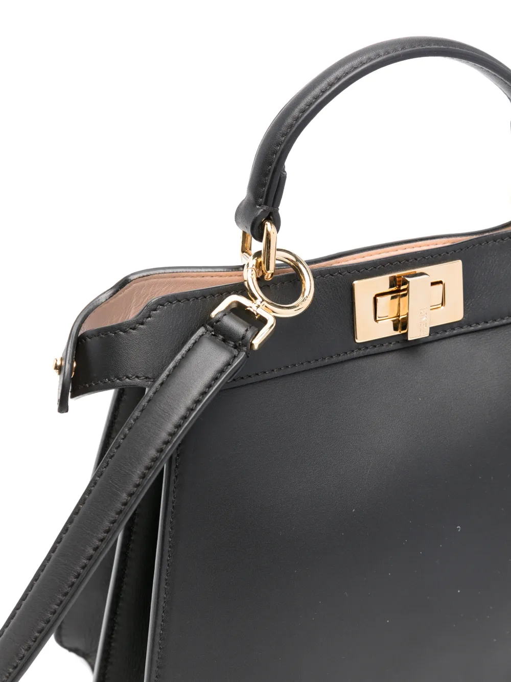 FENDI Kleine Peekaboo ISeeU tas Zwart